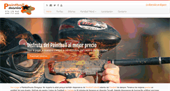 Desktop Screenshot of paintballmania.es
