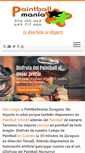 Mobile Screenshot of paintballmania.es